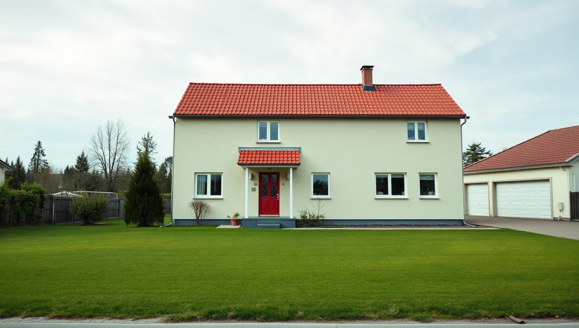 Villa i Helsingborg med utsikt över Öresund en solig dag